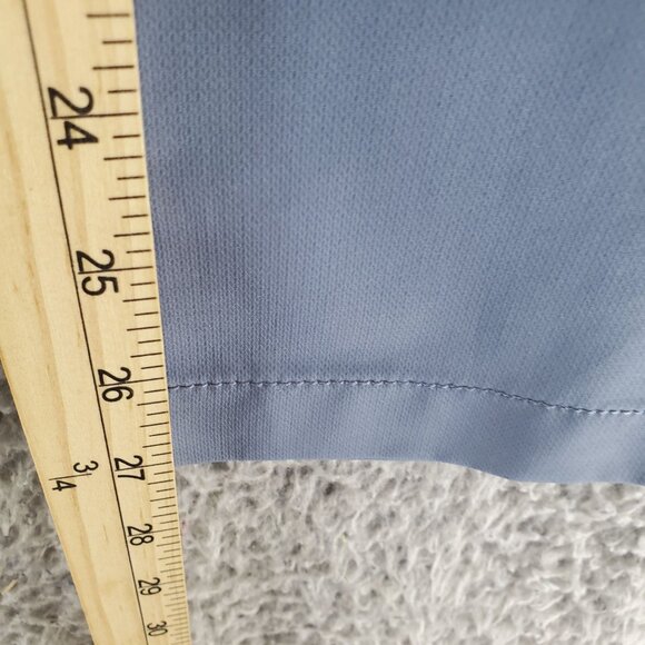 Banana Republic Pants Mens 36x30 Light Blue Polyester Flat Front *Read* - Picture 7 of 10